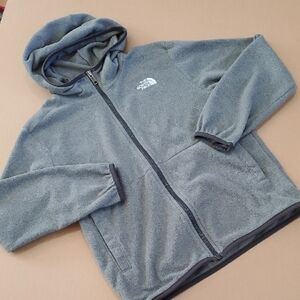 The North Face Teens Charcoal Fleece Hoodie Large Size 12